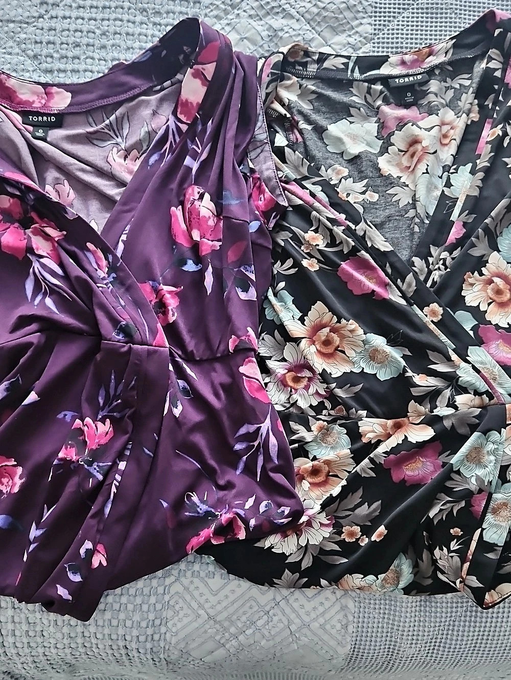 Lot Of 2 TORRID Floral Dresses Size 0